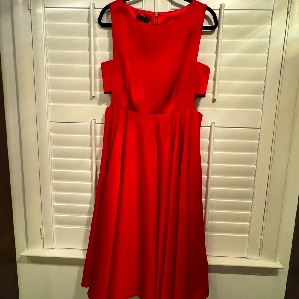 Ted Baker London Lyxa Cutout Full Skirt Midi Dress
